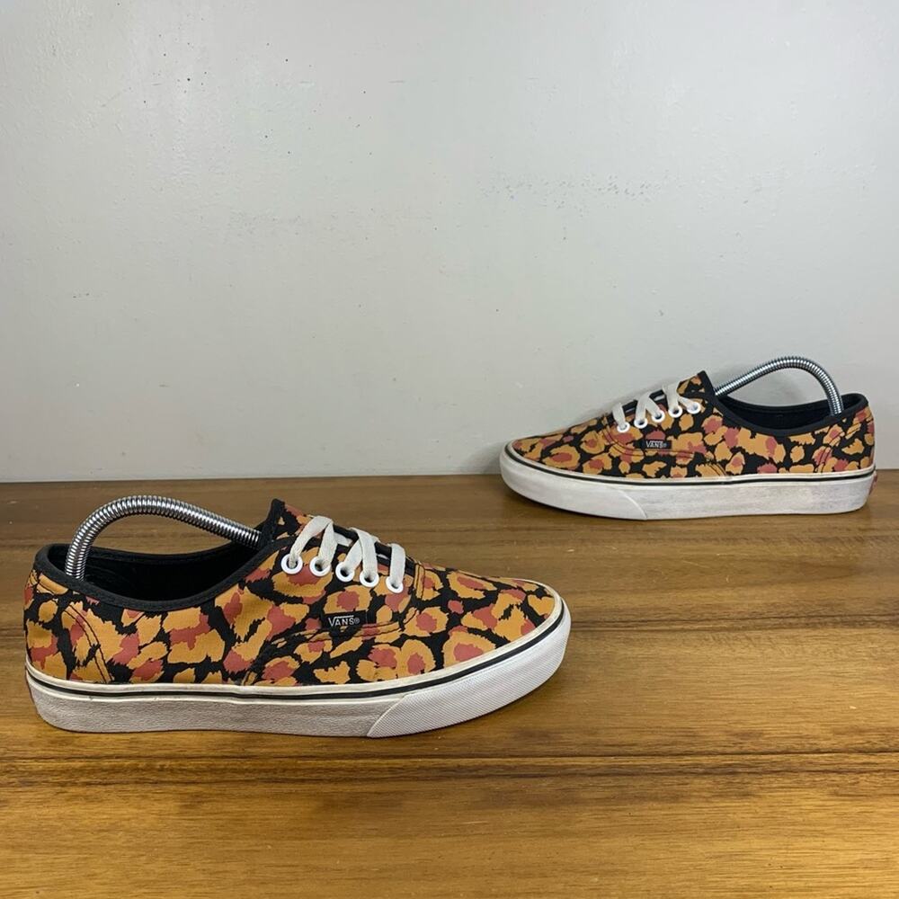 Vans Authentic Leopard Print Unisex Sneaker Size Mens 8 Womens 9.5